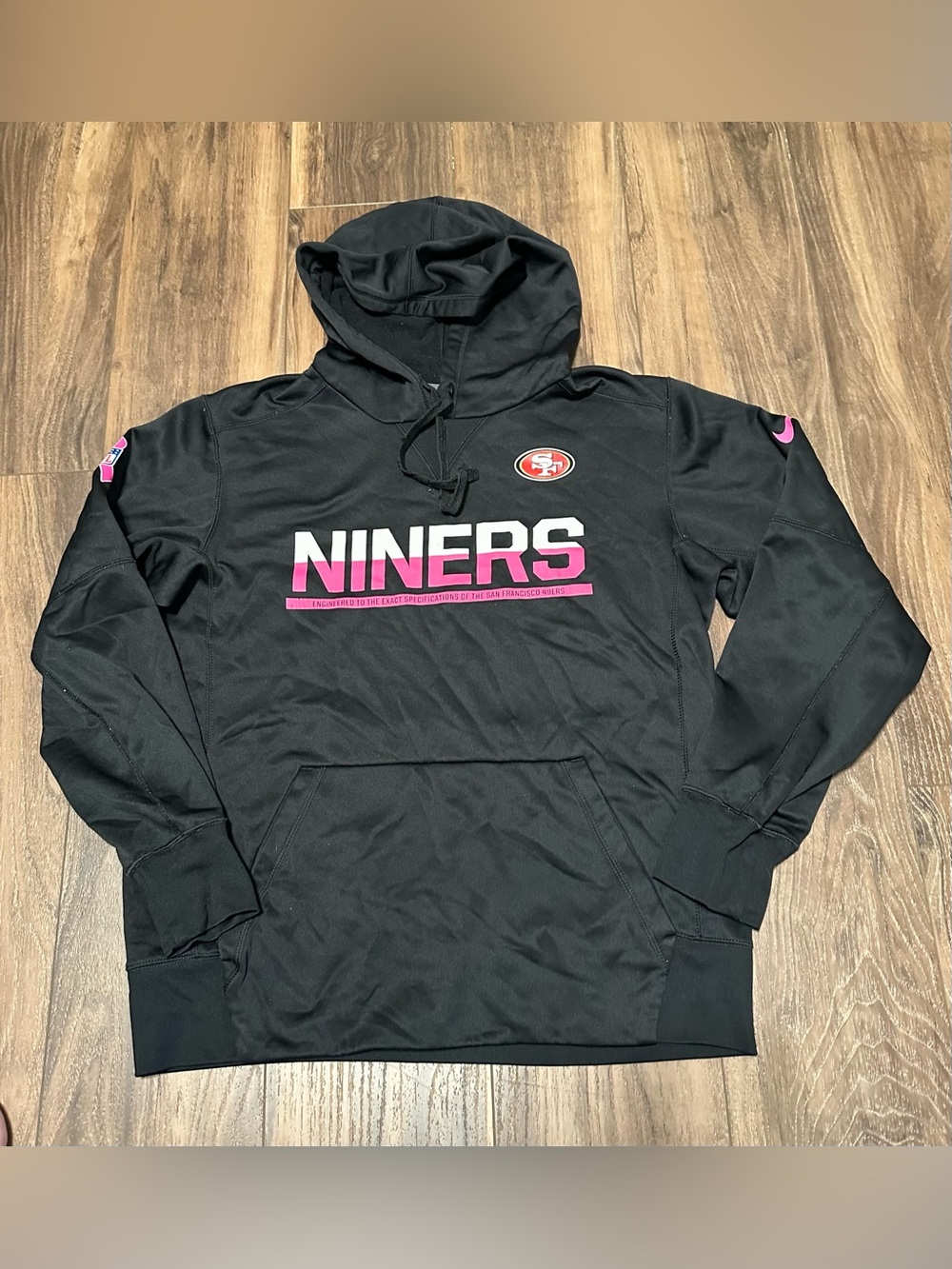 San Francisco 49ers Crucial Catch Therma-Fit Men’s Pullover Hoodie M Sideline